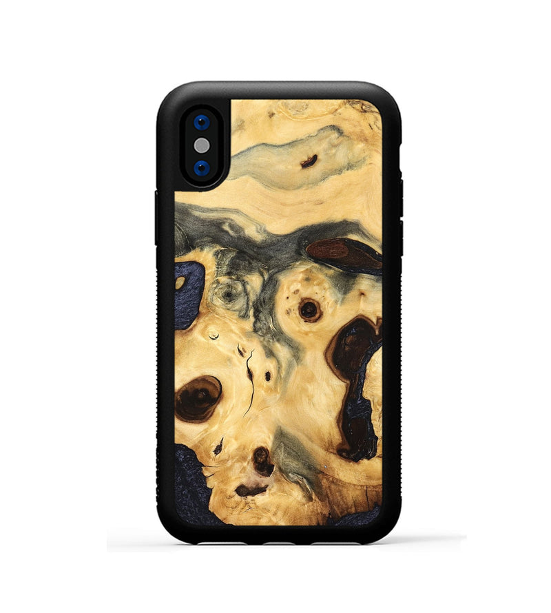 iPhone Xs Wood Phone Case - Davonte (Wood Burl, 823534)