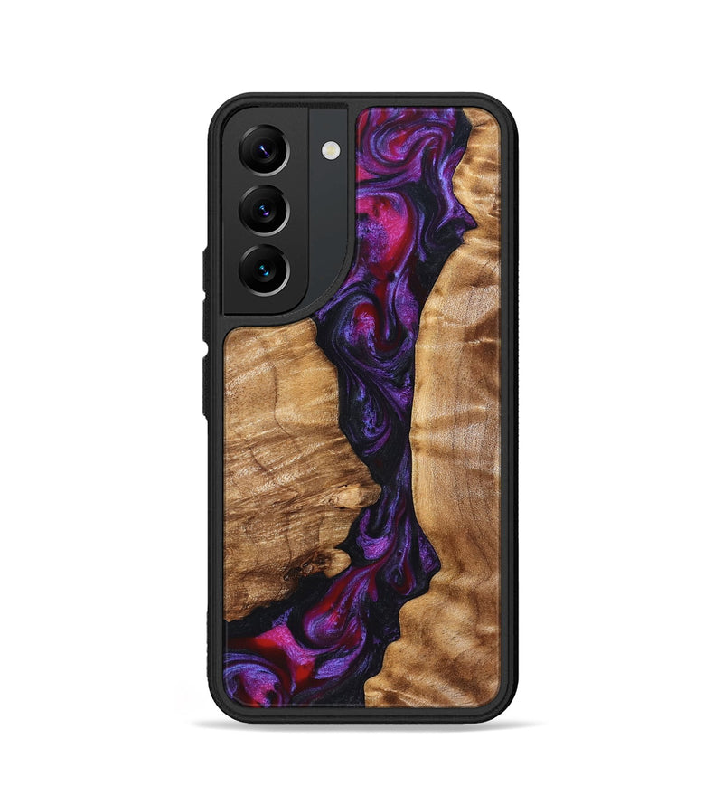 Galaxy S22 Wood Phone Case - Gemma (Purple, 823535)