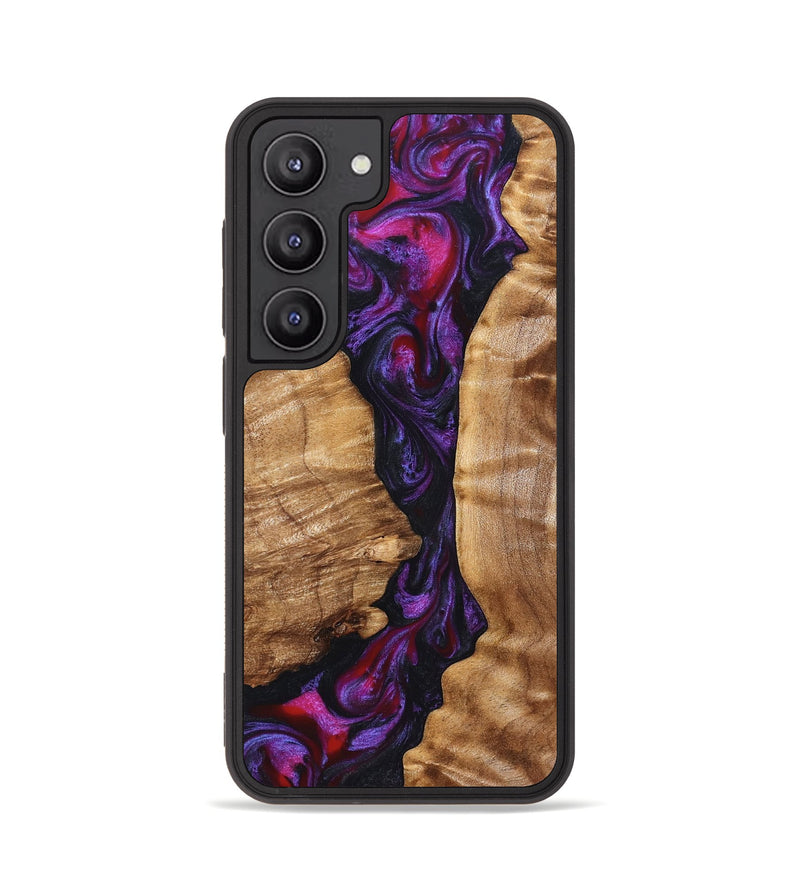 Galaxy S23 Wood Phone Case - Gemma (Purple, 823535)