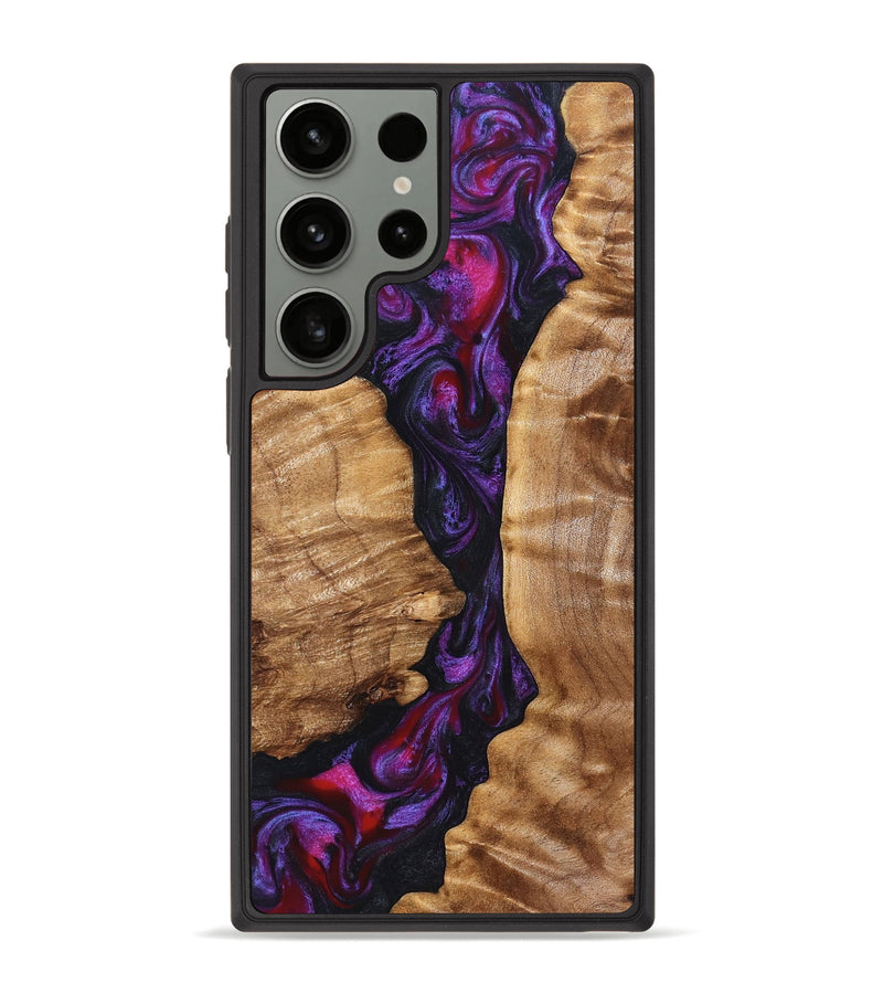Galaxy S23 Ultra Wood Phone Case - Gemma (Purple, 823535)