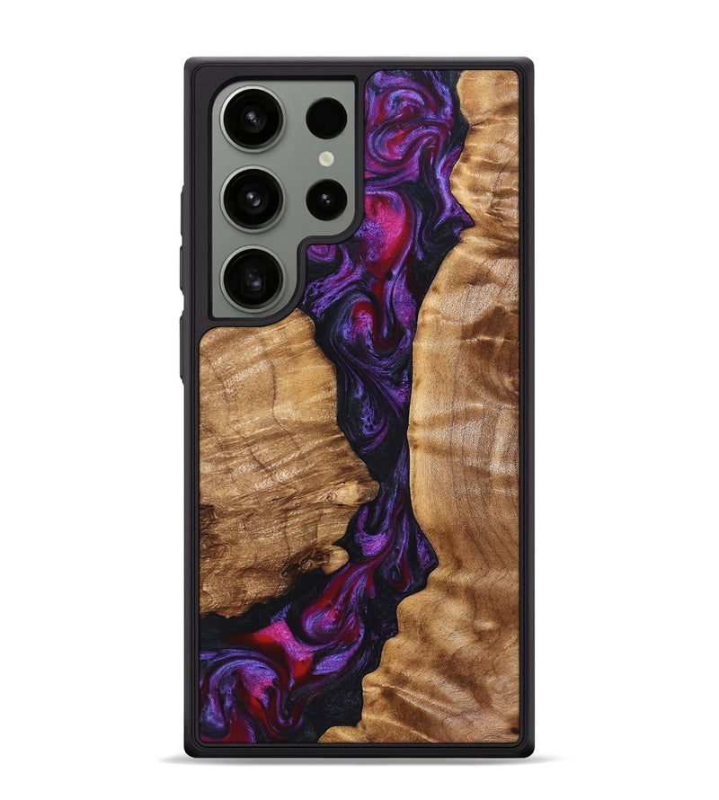 Galaxy S24 Ultra Wood Phone Case - Gemma (Purple, 823535)