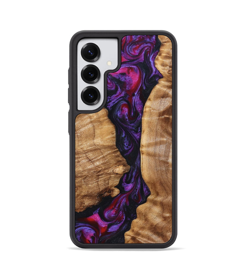 Galaxy S25 Wood Phone Case - Gemma (Purple, 823535)