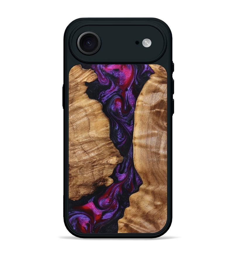 iPhone 17 Air Wood Phone Case - Gemma (Purple, 823535)