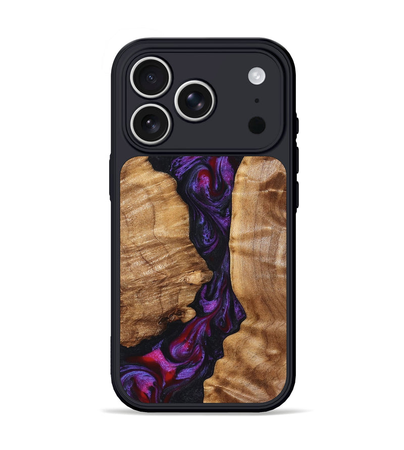 iPhone 17 Pro Wood Phone Case - Gemma (Purple, 823535)