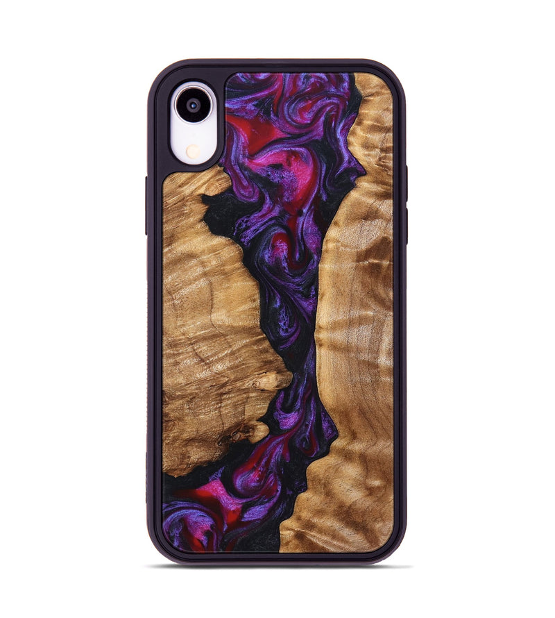 iPhone Xr Wood Phone Case - Gemma (Purple, 823535)