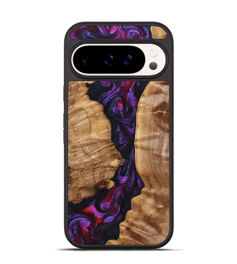 Pixel 9 Pro Wood Phone Case - Gemma (Purple, 823535)
