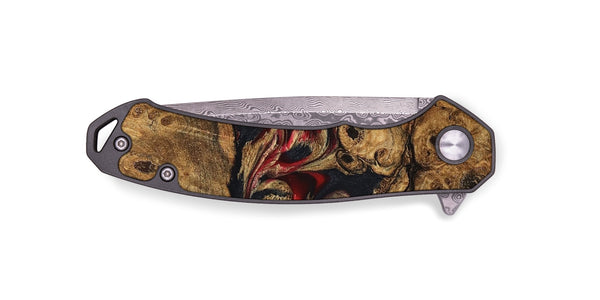 EDC Wood Pocket Knife - Tawanna (Red, 823536)