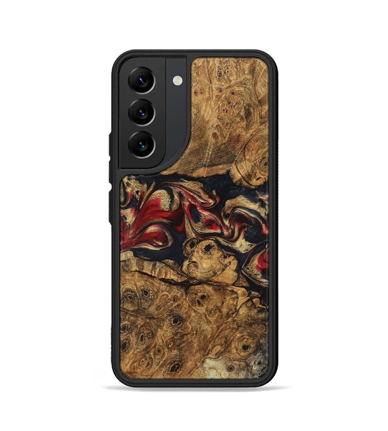 Galaxy S22 Wood Phone Case - Tawanna (Red, 823536)