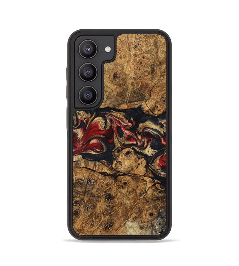 Galaxy S23 Wood Phone Case - Tawanna (Red, 823536)