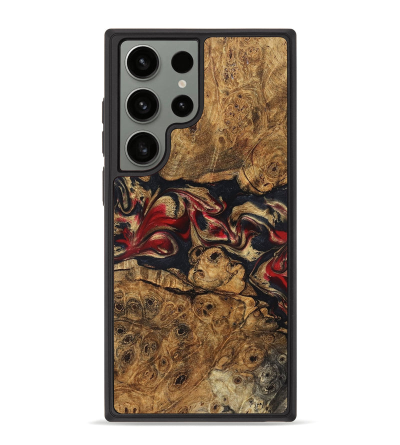 Galaxy S23 Ultra Wood Phone Case - Tawanna (Red, 823536)
