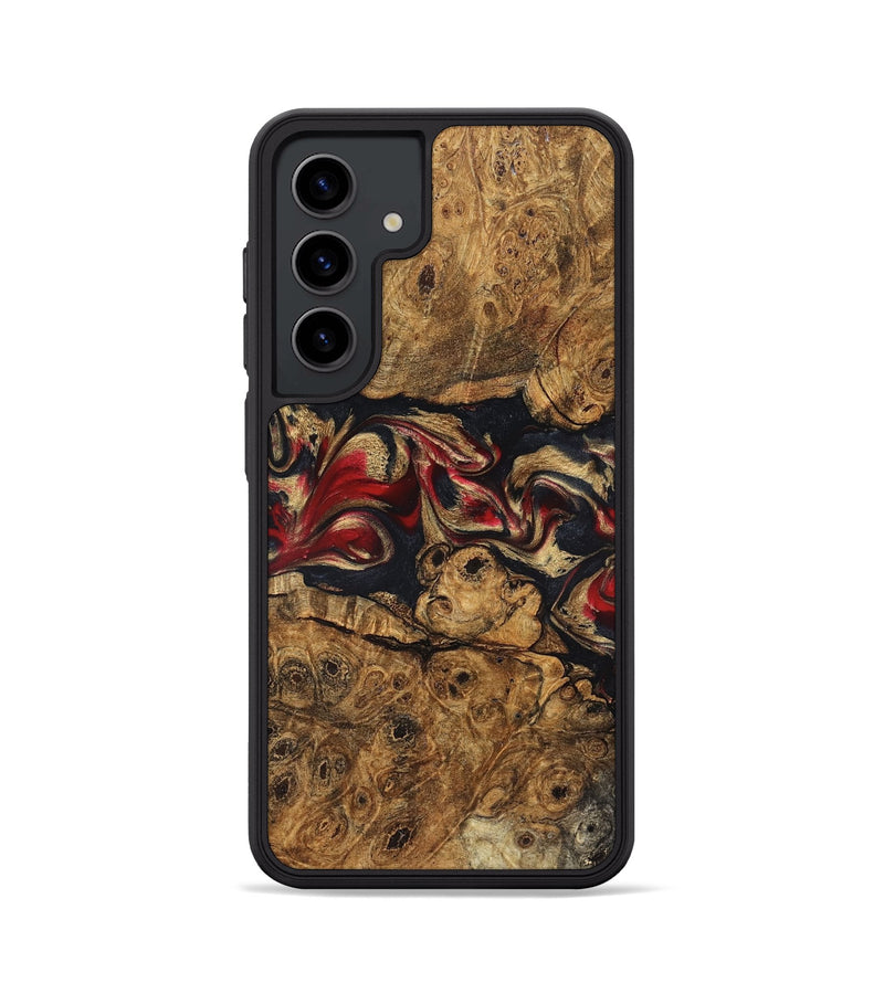 Galaxy S24 Wood Phone Case - Tawanna (Red, 823536)