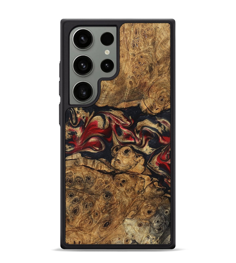 Galaxy S24 Ultra Wood Phone Case - Tawanna (Red, 823536)