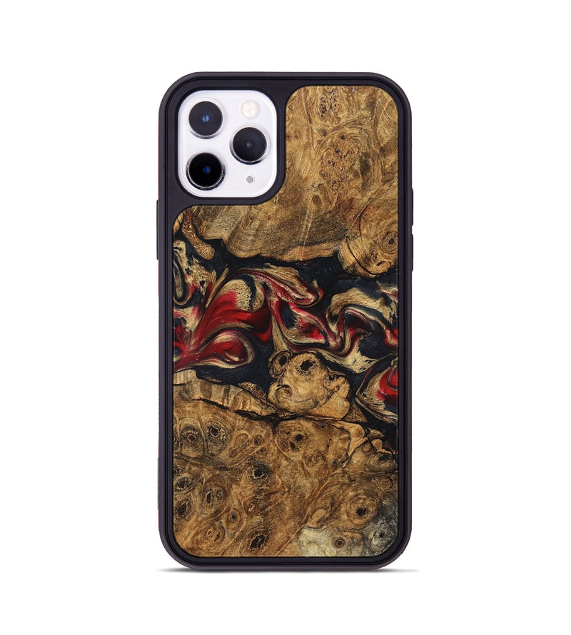iPhone 11 Pro Wood Phone Case - Tawanna (Red, 823536)