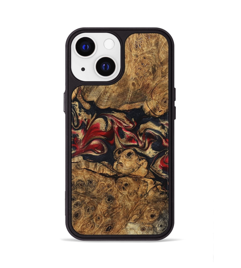 iPhone 13 Wood Phone Case - Tawanna (Red, 823536)