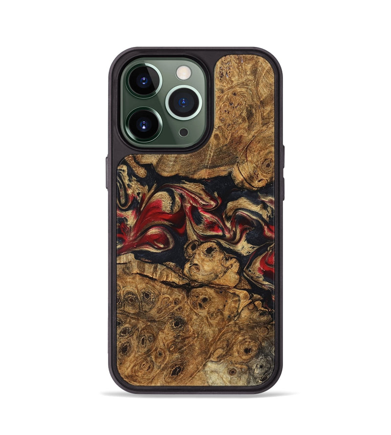 iPhone 13 Pro Wood Phone Case - Tawanna (Red, 823536)