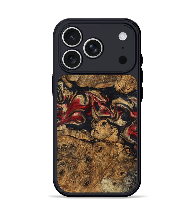 iPhone 17 Pro Wood Phone Case - Tawanna (Red, 823536)