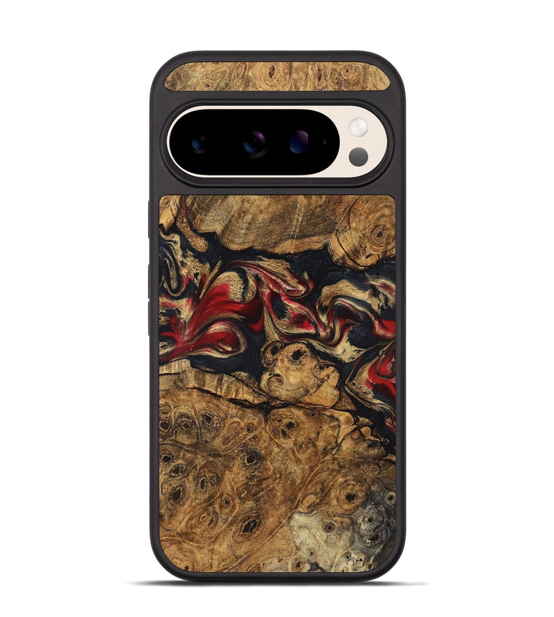 Pixel 10 Wood Phone Case - Tawanna (Red, 823536)