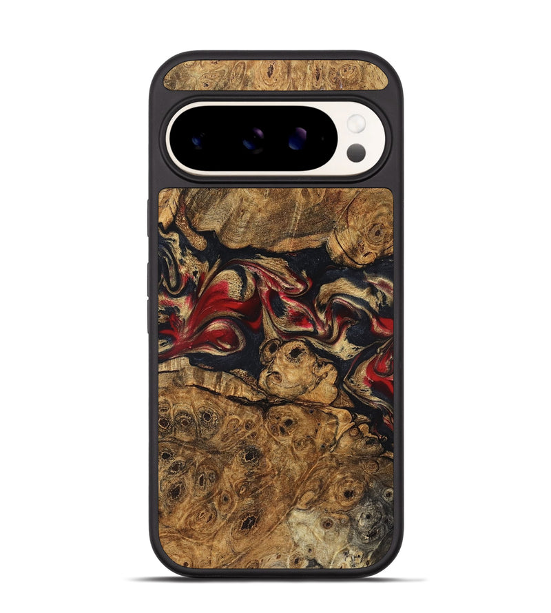 Pixel 9 Pro Wood Phone Case - Tawanna (Red, 823536)