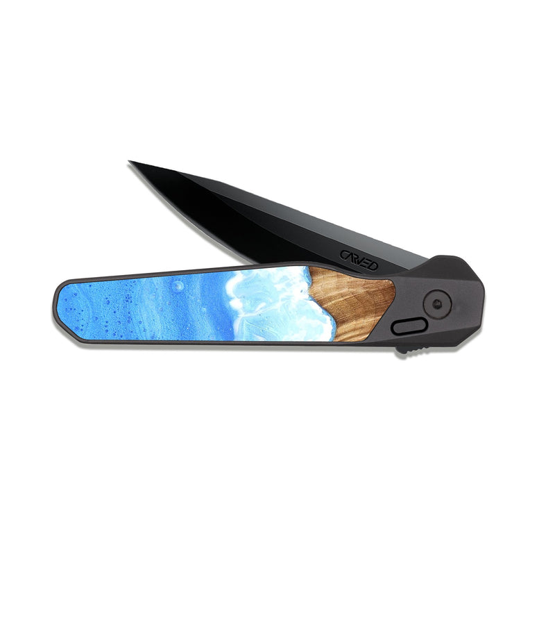 EDC Dark Slate Wood Pocket Knife - Marley (Coastal, 823537)