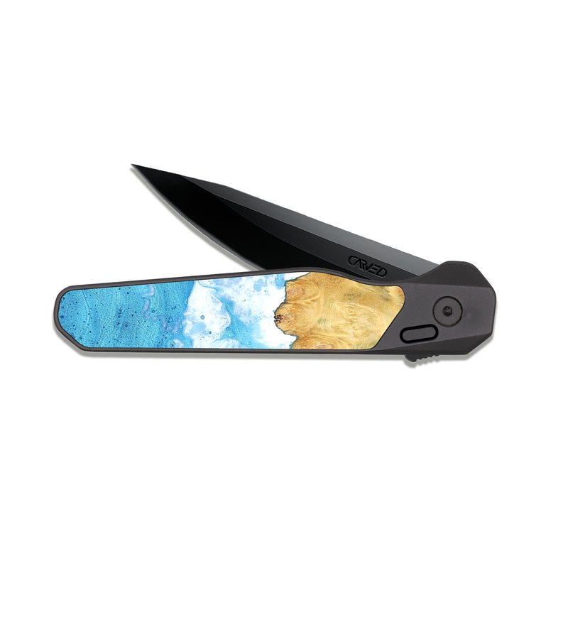 EDC Dark Slate Wood Pocket Knife - Daleyza (Coastal, 823539)