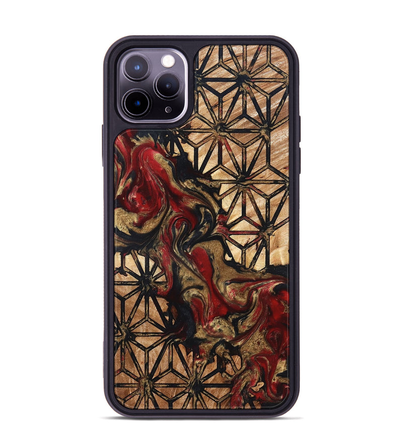 iPhone 11 Pro Max Wood Phone Case - Adella (Pattern, 823540)