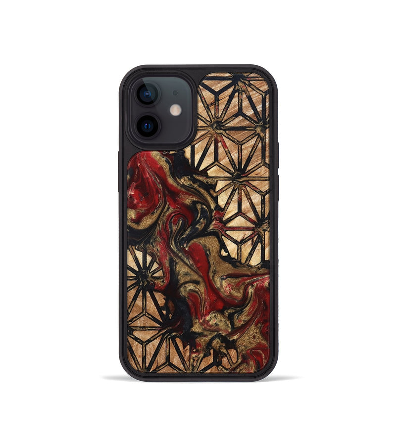 iPhone 12 mini Wood Phone Case - Adella (Pattern, 823540)