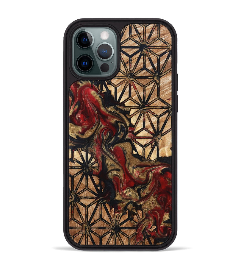 iPhone 12 Pro Max Wood Phone Case - Adella (Pattern, 823540)