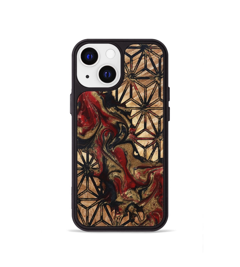 iPhone 13 mini Wood Phone Case - Adella (Pattern, 823540)