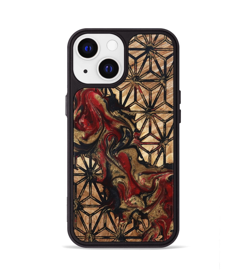 iPhone 13 Wood Phone Case - Adella (Pattern, 823540)