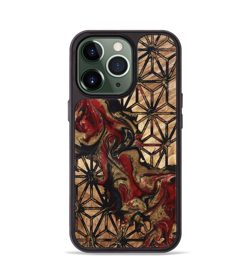 iPhone 13 Pro Wood Phone Case - Adella (Pattern, 823540)