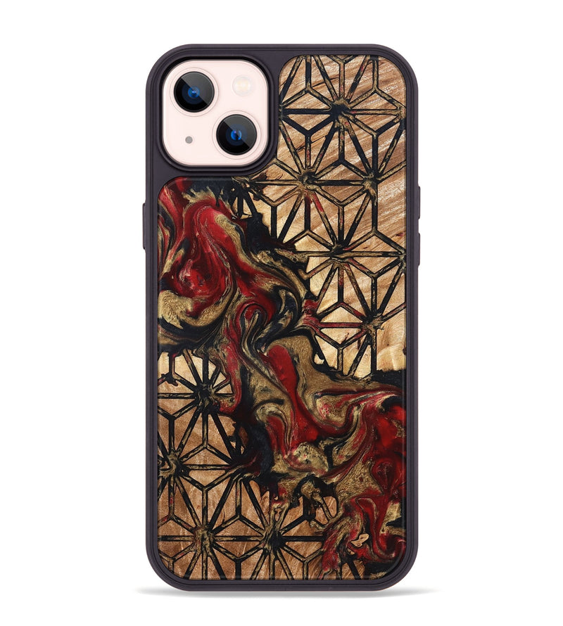 iPhone 14 Plus Wood Phone Case - Adella (Pattern, 823540)