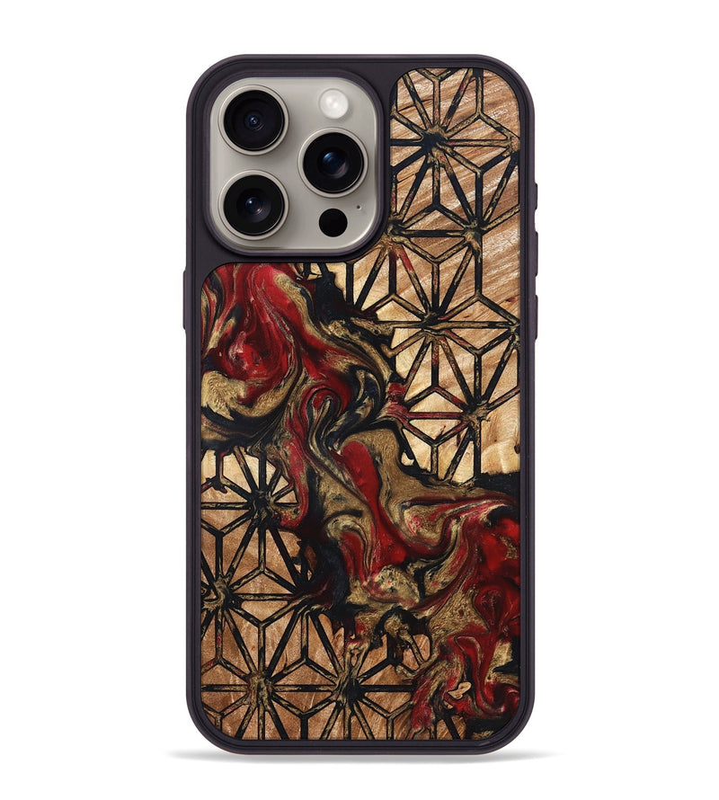 iPhone 15 Pro Max Wood Phone Case - Adella (Pattern, 823540)