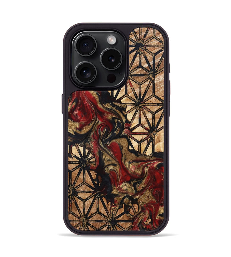 iPhone 15 Pro Wood Phone Case - Adella (Pattern, 823540)