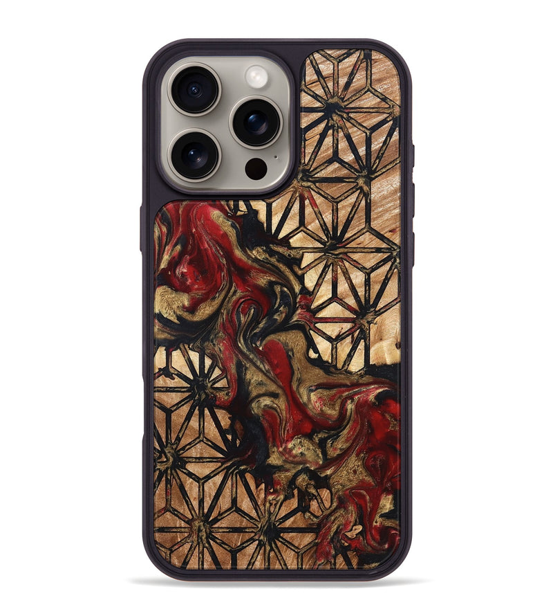 iPhone 16 Pro Max Wood Phone Case - Adella (Pattern, 823540)
