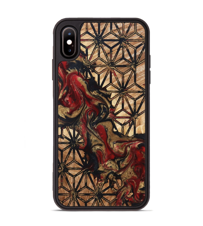 iPhone Xs Max Wood Phone Case - Adella (Pattern, 823540)
