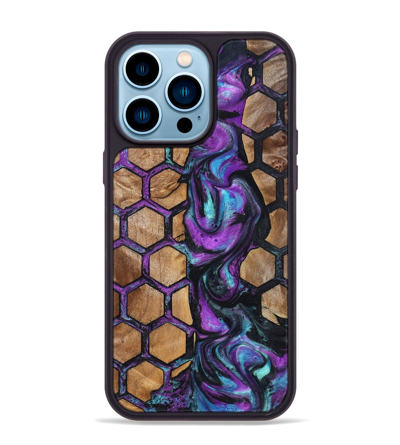 iPhone 14 Pro Max Wood Phone Case - Debbra (Pattern, 823541)