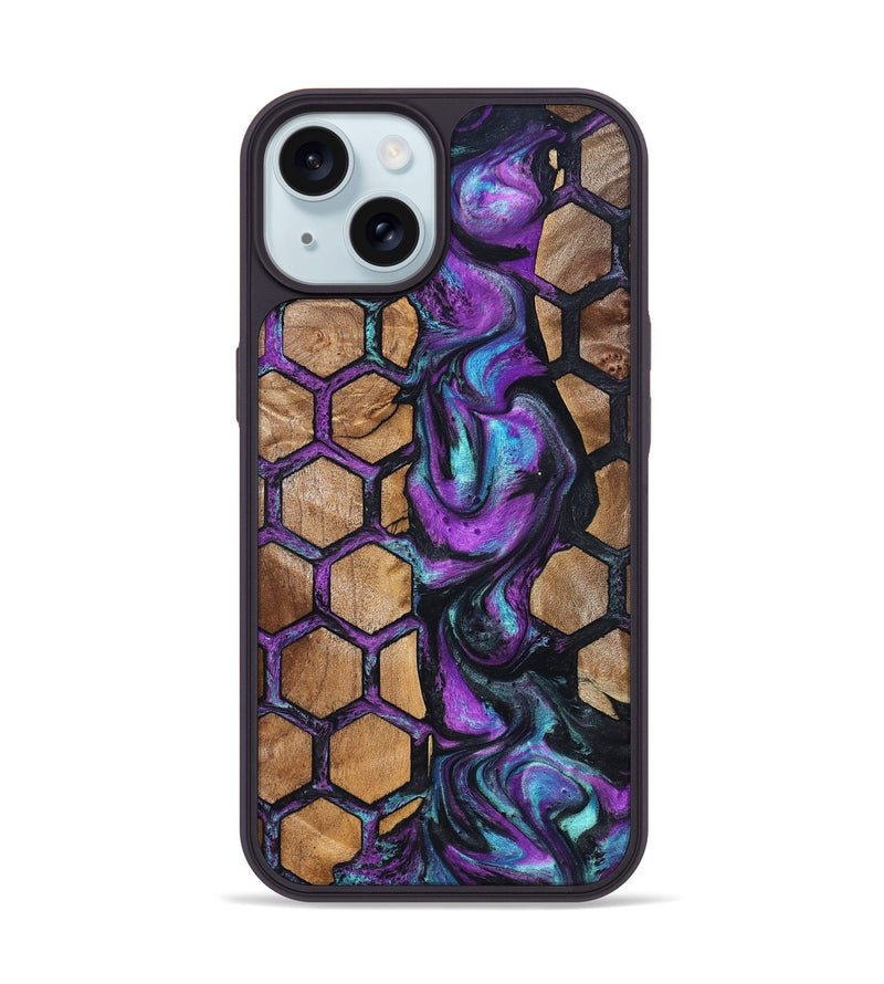 iPhone 15 Wood Phone Case - Debbra (Pattern, 823541)