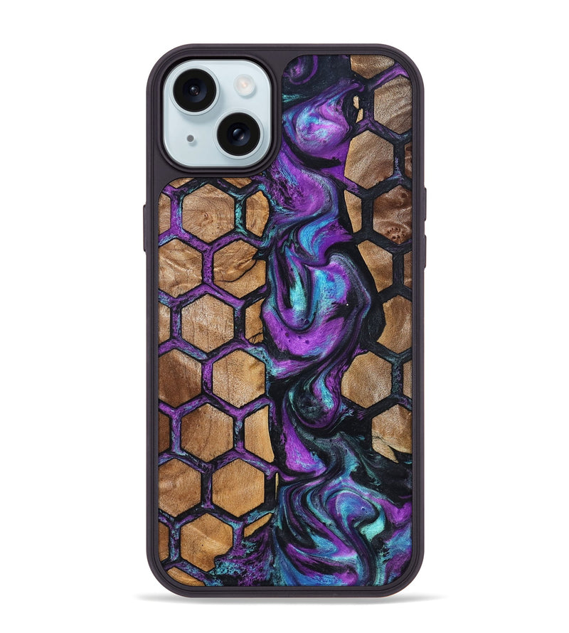 iPhone 15 Plus Wood Phone Case - Debbra (Pattern, 823541)
