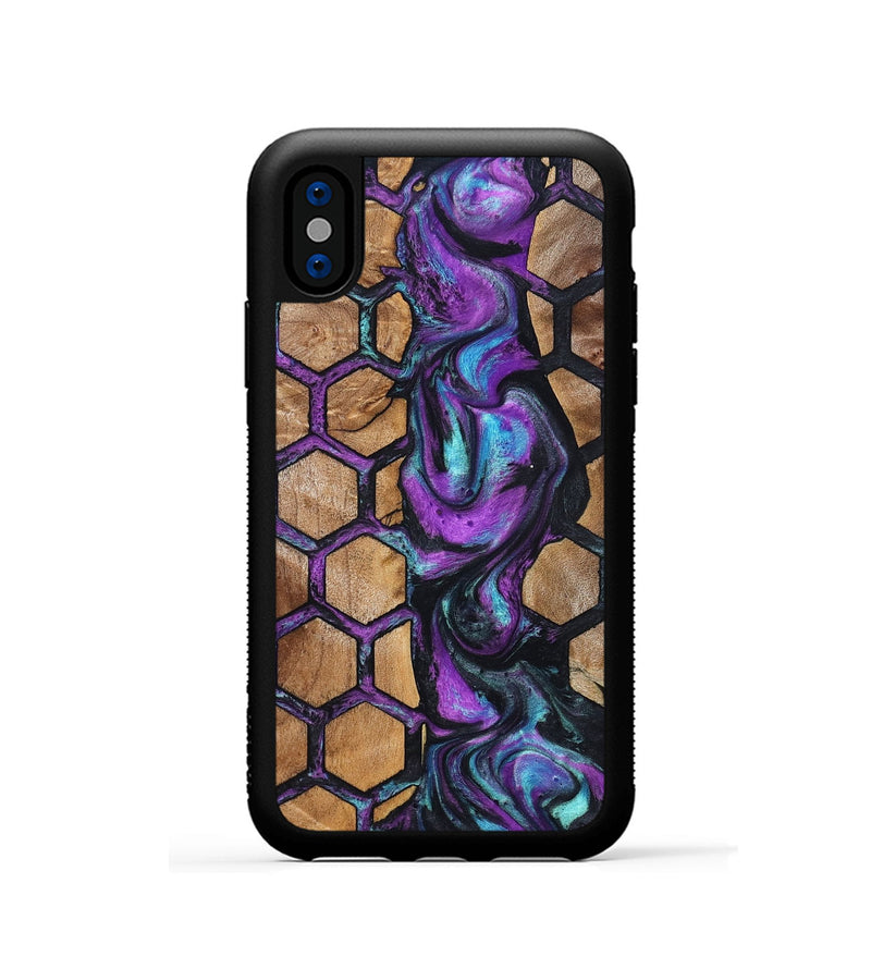 iPhone Xs Wood Phone Case - Debbra (Pattern, 823541)
