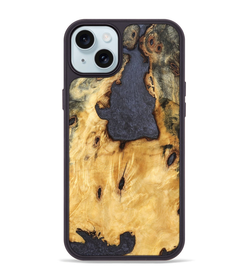 iPhone 15 Plus Wood Phone Case - Soleil (Wood Burl, 823543)