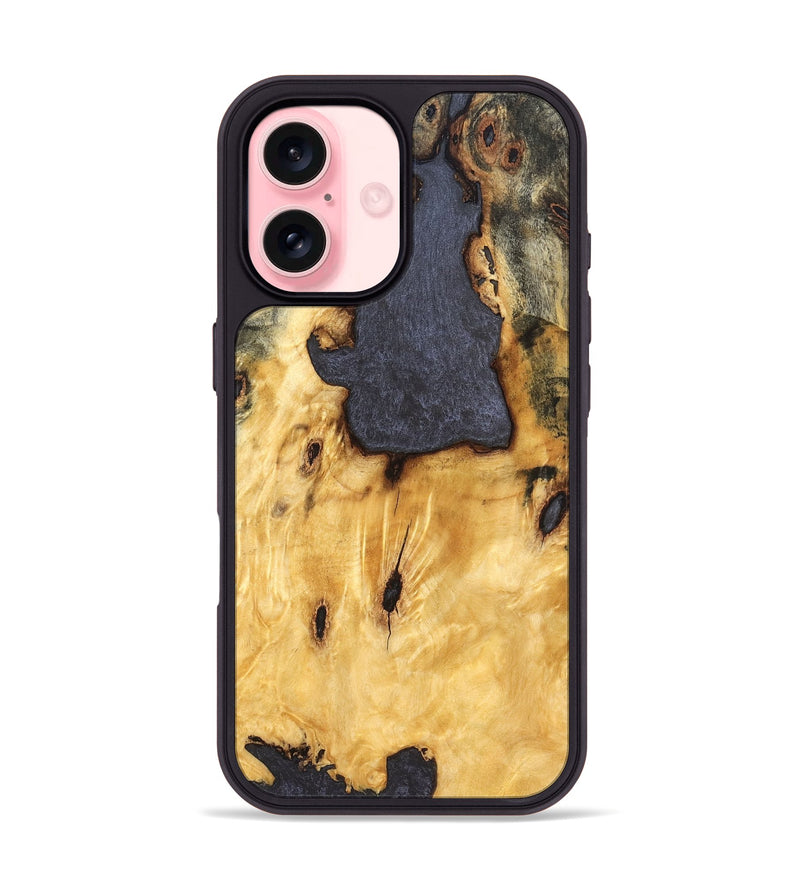 iPhone 16 Wood Phone Case - Soleil (Wood Burl, 823543)