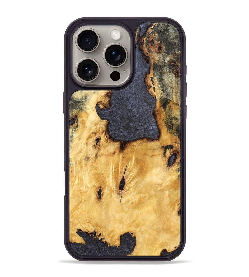 iPhone 16 Pro Max Wood Phone Case - Soleil (Wood Burl, 823543)