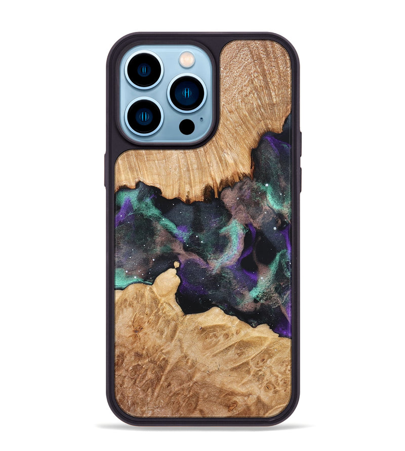 iPhone 14 Pro Max Wood Phone Case - Kunta (Cosmos, 823544)