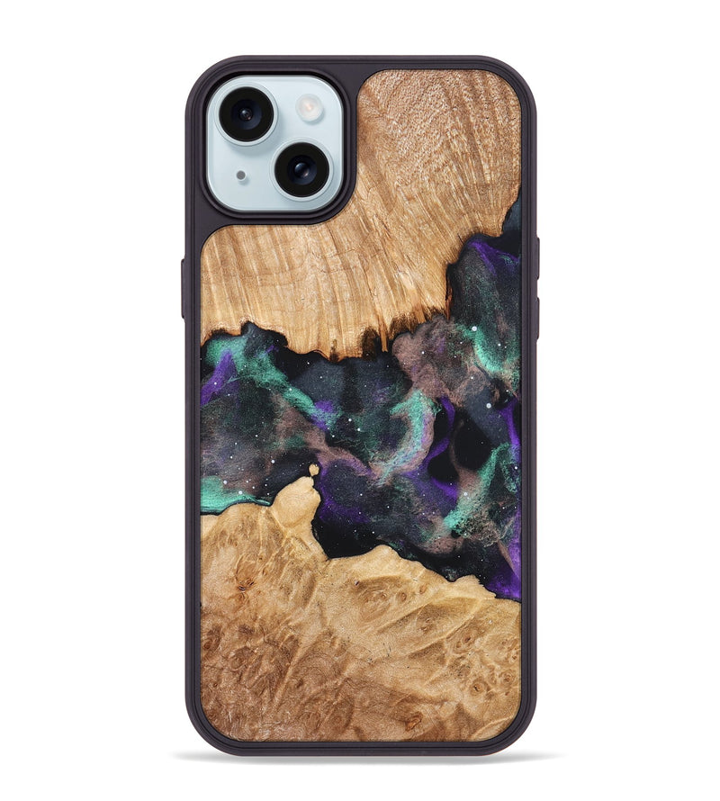 iPhone 15 Plus Wood Phone Case - Kunta (Cosmos, 823544)