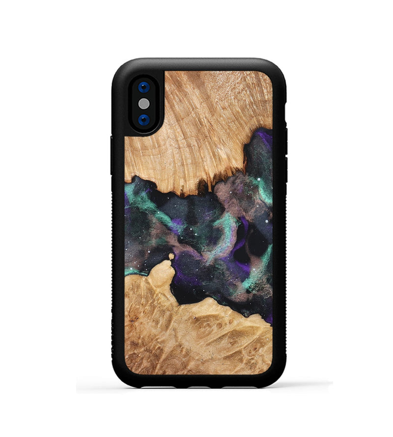 iPhone Xs Wood Phone Case - Kunta (Cosmos, 823544)