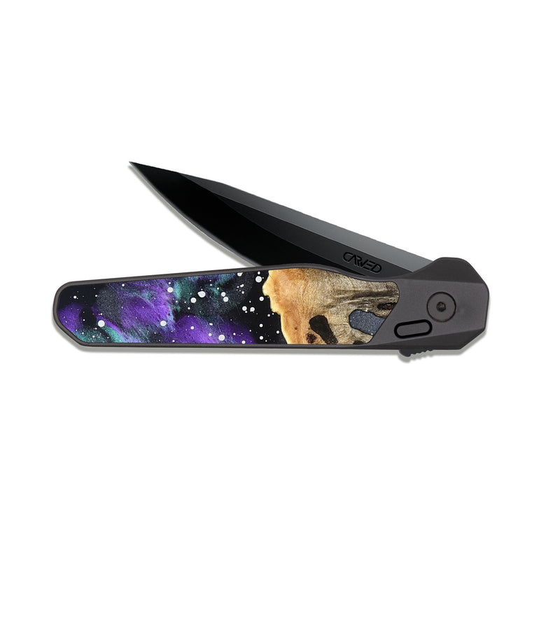 EDC Dark Slate Wood Pocket Knife - Titan (Cosmos, 823547)