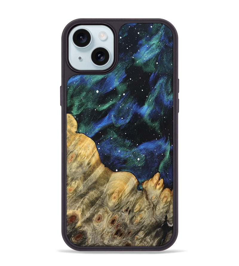 iPhone 15 Plus Wood Phone Case - David (Cosmos, 823552)