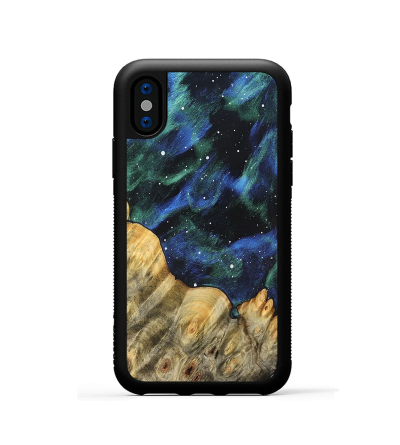 iPhone Xs Wood Phone Case - David (Cosmos, 823552)