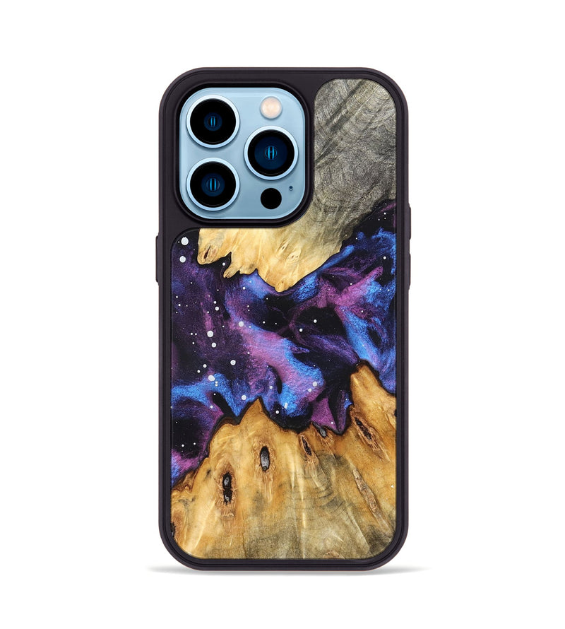 iPhone 14 Pro Wood Phone Case - Cristin (Cosmos, 823555)
