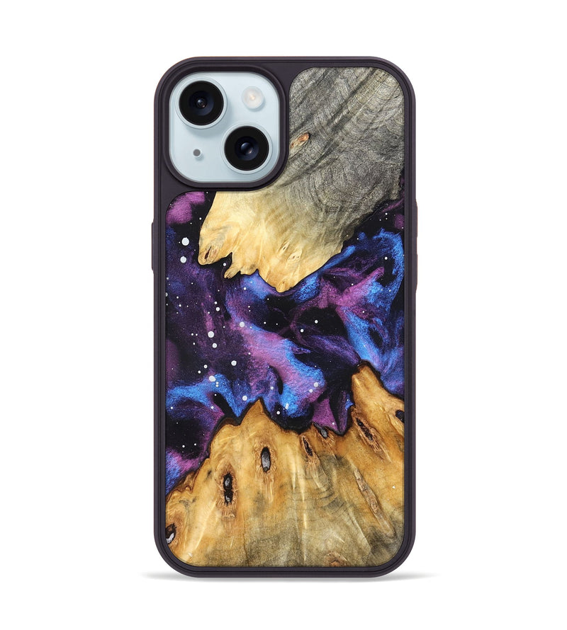 iPhone 15 Wood Phone Case - Cristin (Cosmos, 823555)